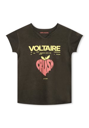 SHORT SLEEVES  - T-shirt imprimé - khaki