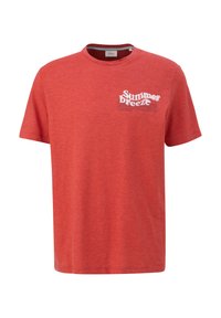s.Oliver T-shirt print - preiselbeere