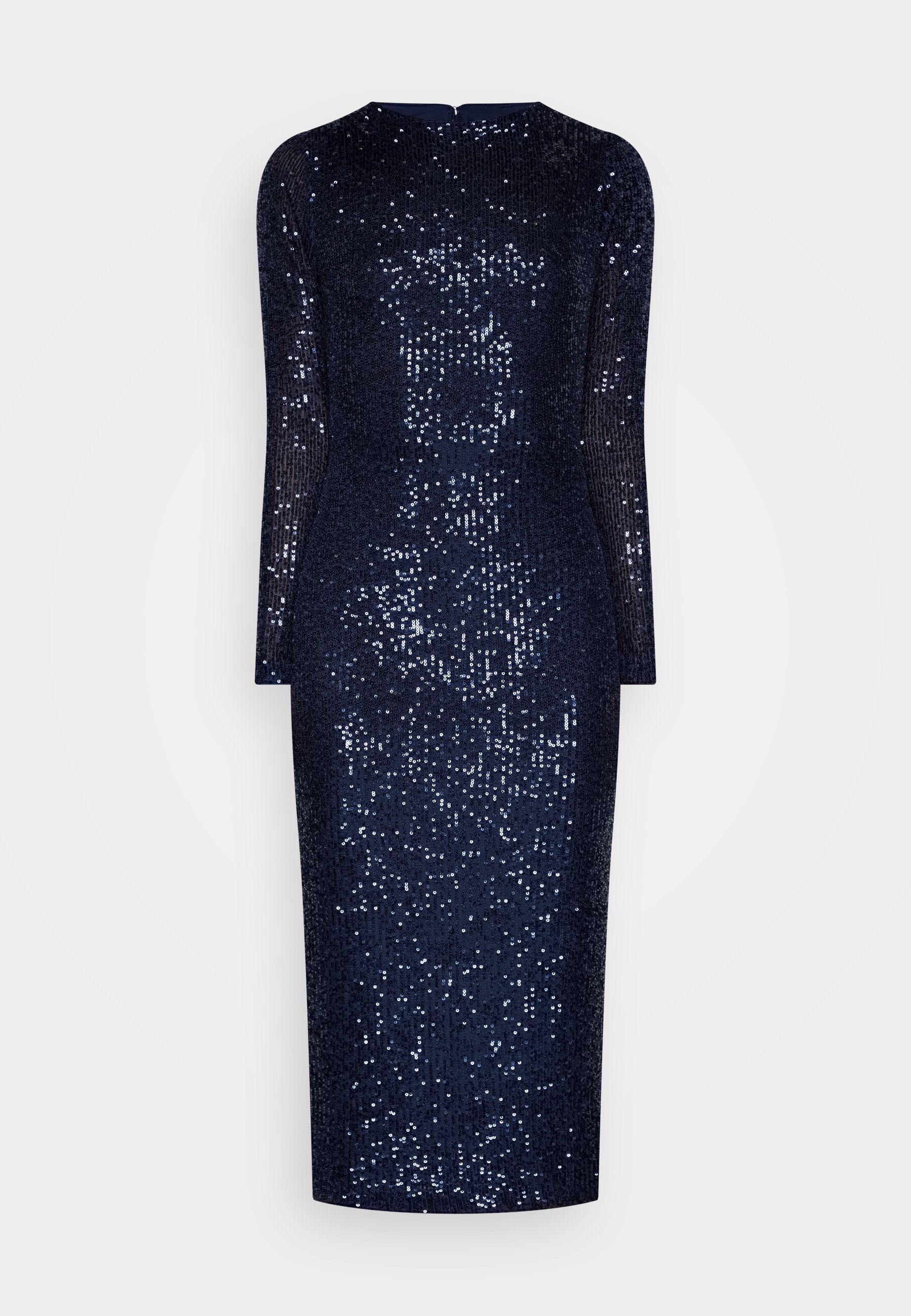 Forever New CELESTE LONG SLEEVE MIDI - Cocktailjurk - navy/donkerblauw -  Zalando.nl