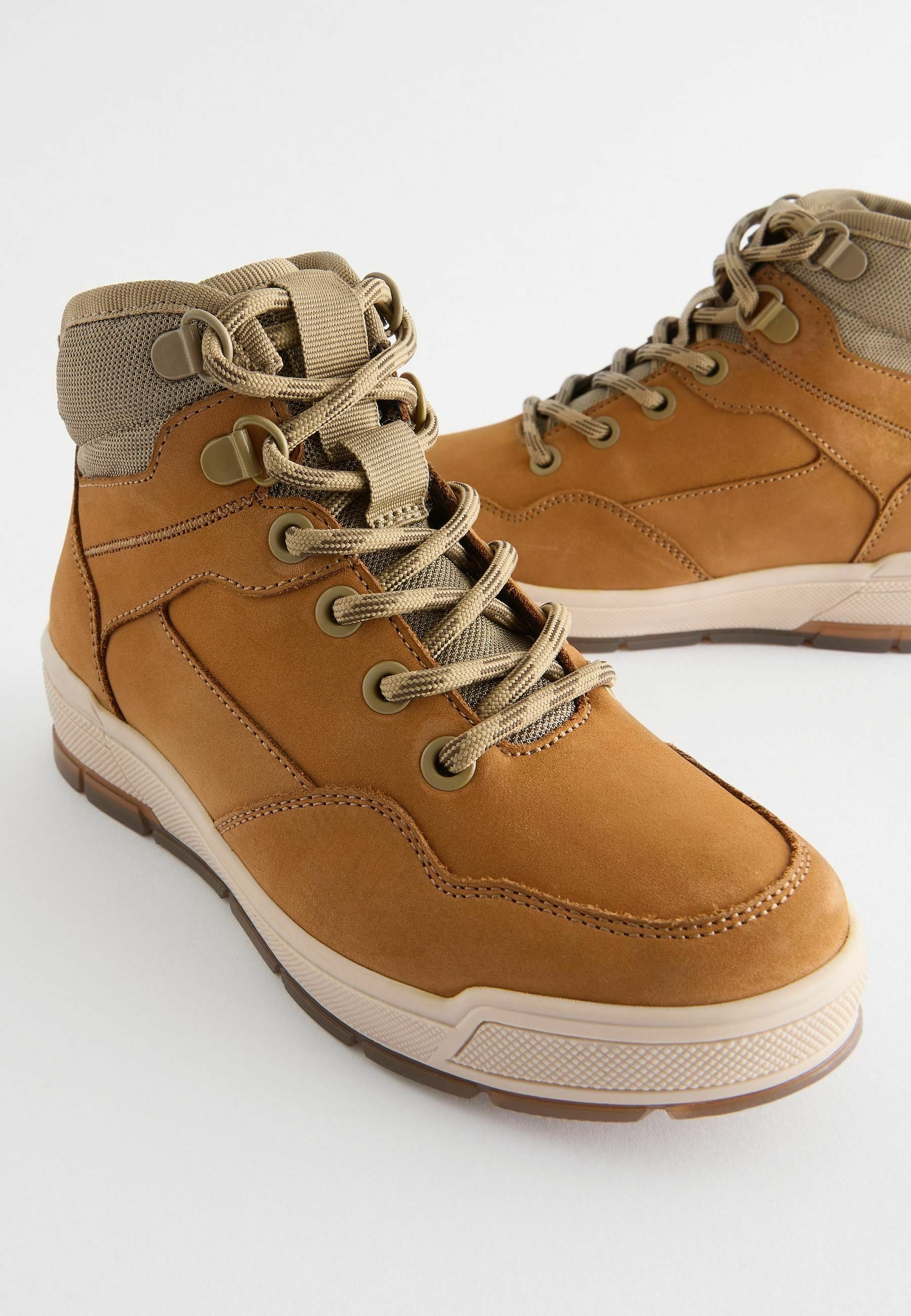 Next REGULAR FIT - Schnürstiefelette - tan brown/braun - Zalando.ch