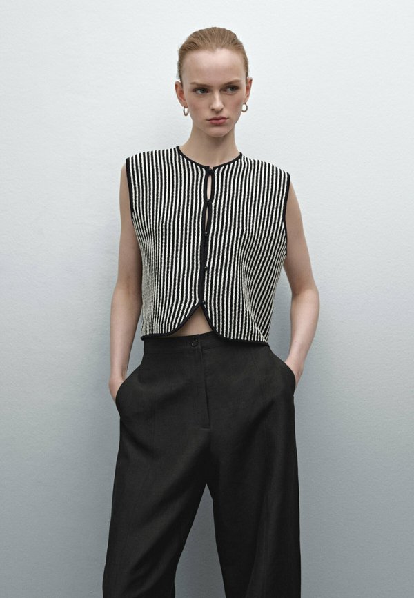 STRIPED CROPPED - Waistcoat