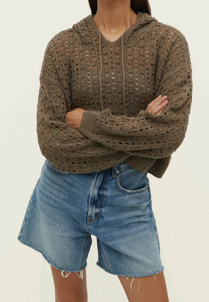 Stradivarius Bluza z kapturem