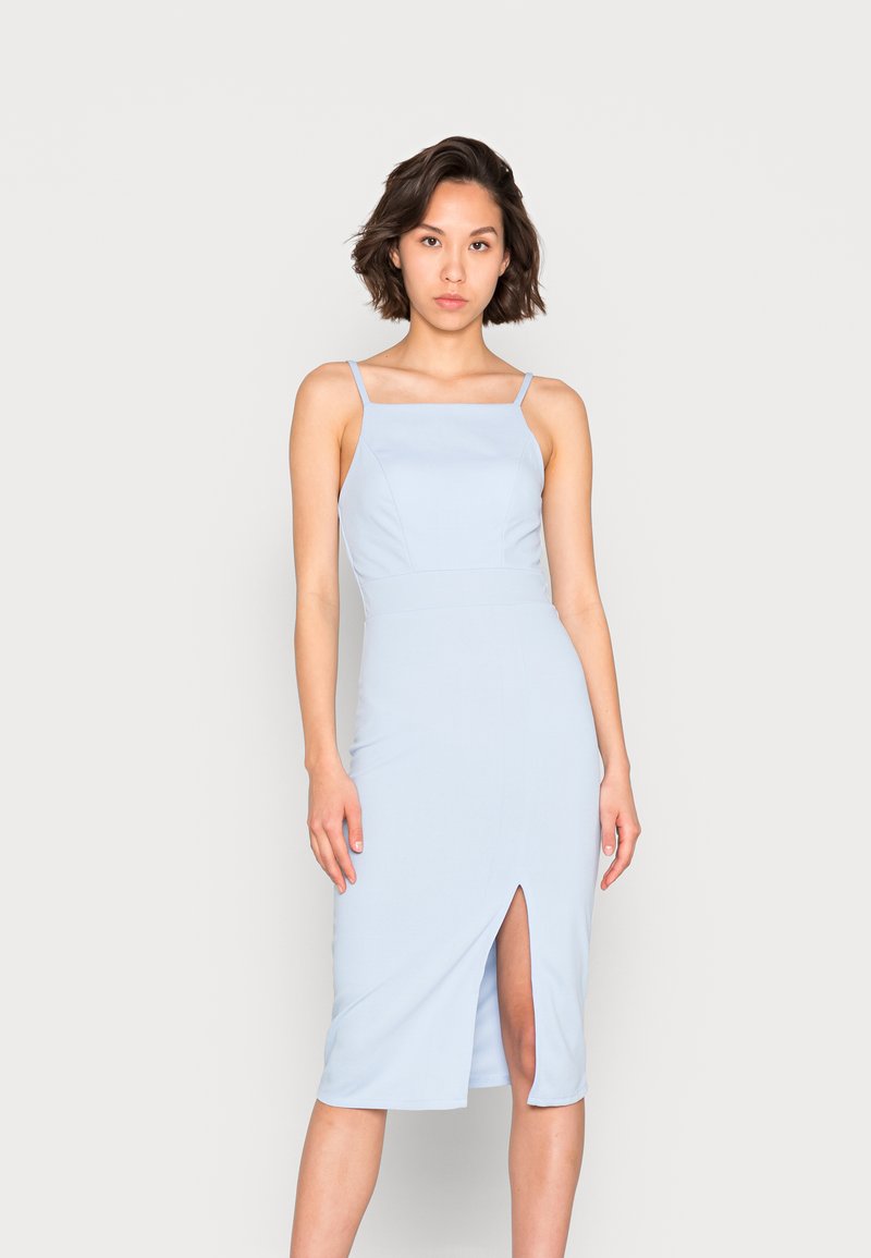 Damen Kleider | WAL G. JANIE SQUARE NECK MIDI DRESSEtuikleidcornflower blue/dunkelblau - GE64752 Damen Kleider | WAL G. JANIE SQUARE NECK MIDI DRESSEtuikleidcornflower blue/dunkelblau - GE64752