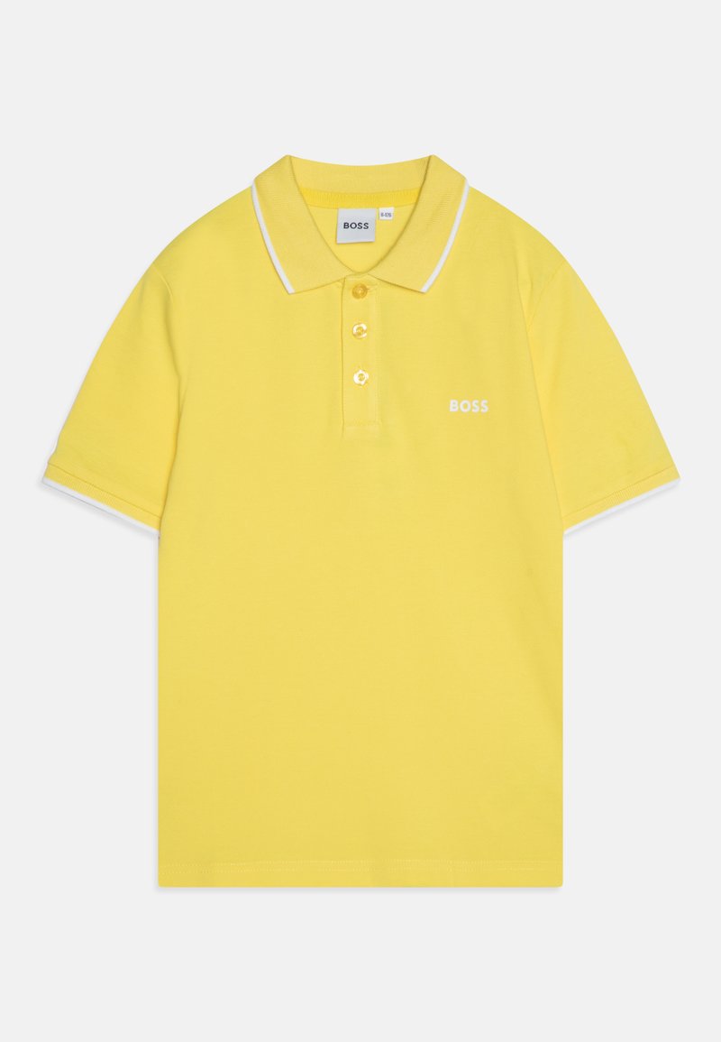 BOSS Kidswear Poloshirt geel BOSS Kidswear Poloshirt geel