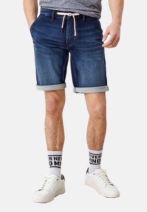 Denim shorts - blue stretched den