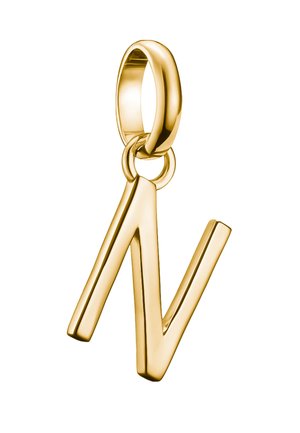 CHARM BUCHSTABE N CONNECT   - Anhänger - gelbgoldfarben