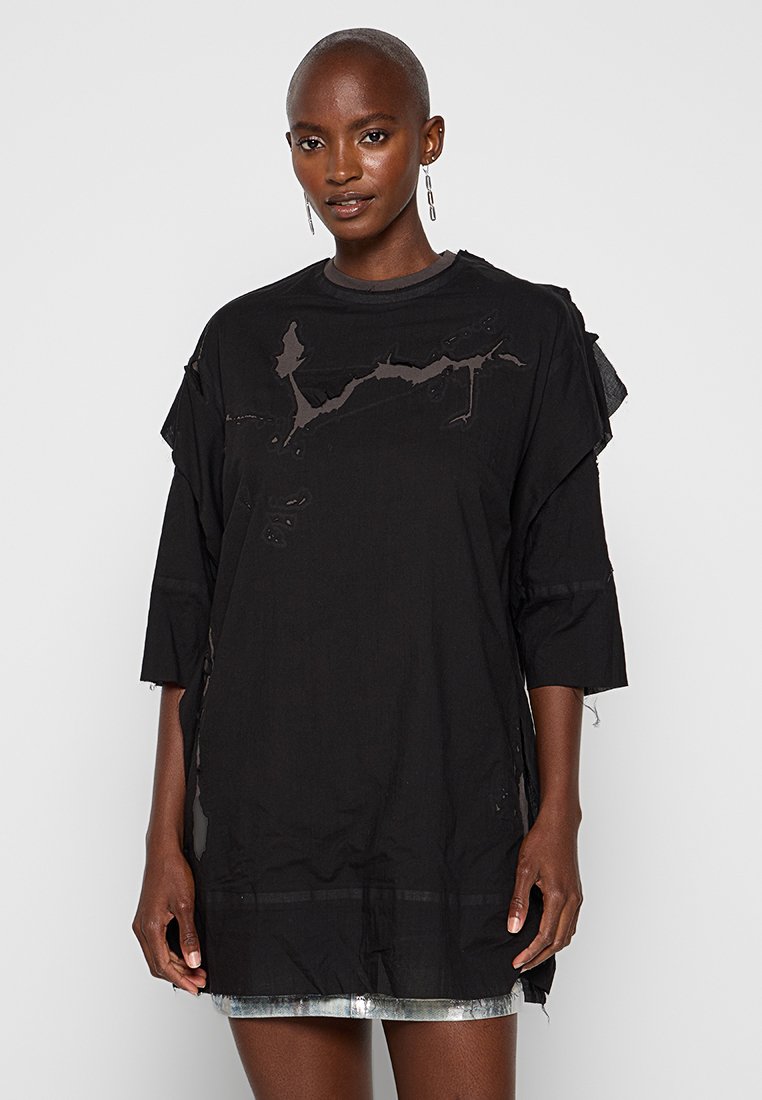 Diesel T-shirt basic zwart