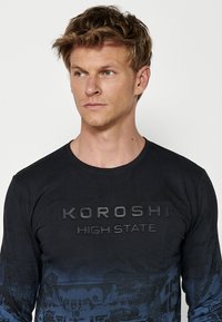 Koroshi Top s dlhým rukávom - azul   blue