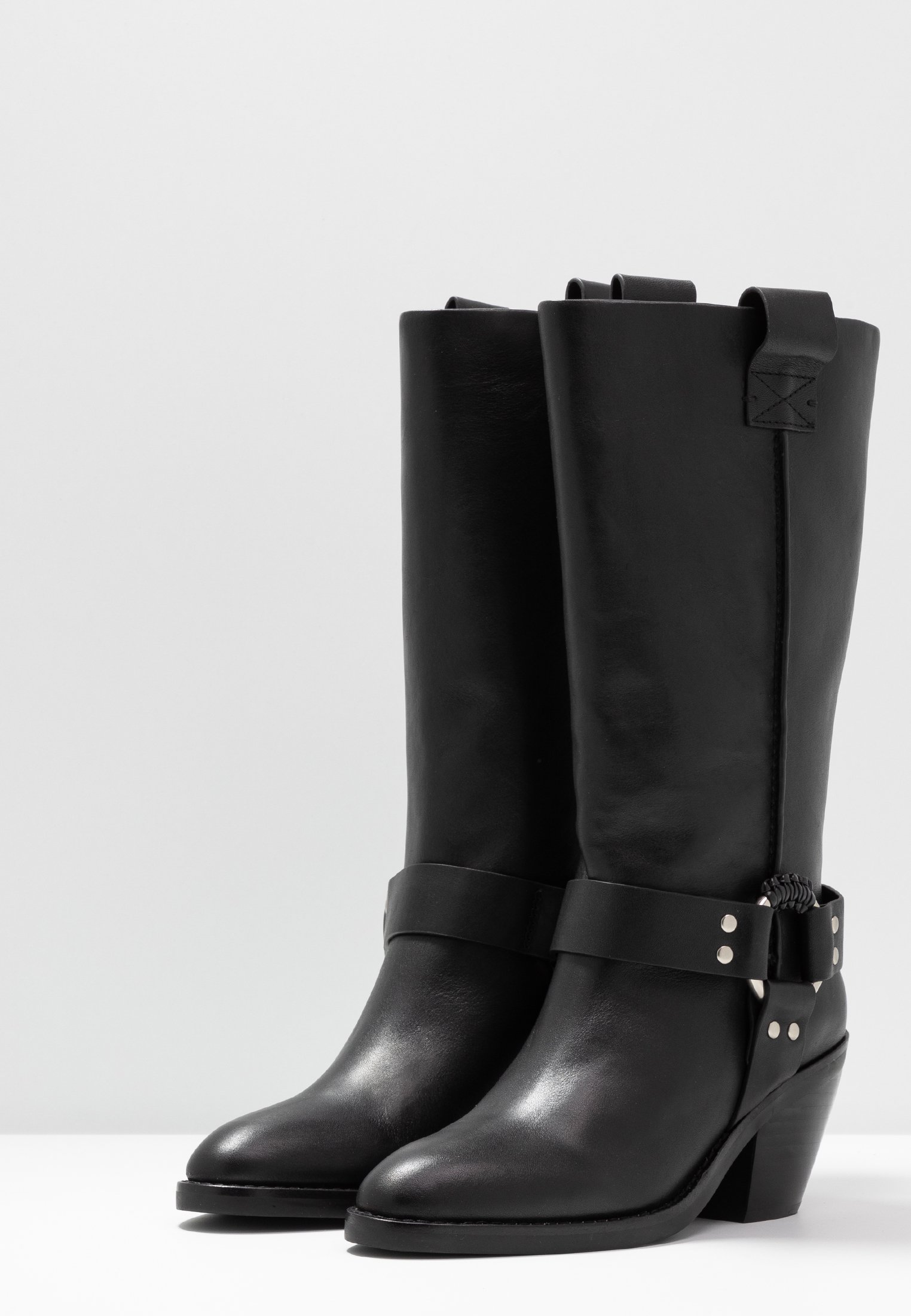 chloe biker boots