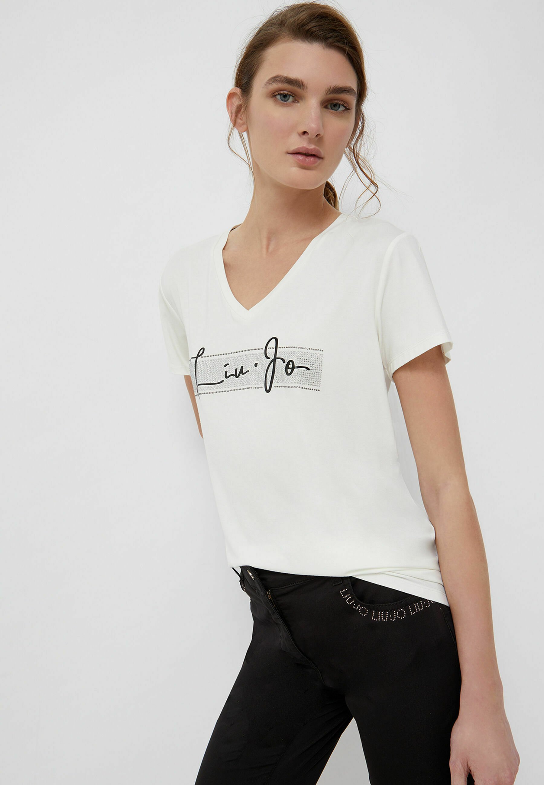 Liu Jo Jeans T-shirt print - white/wit - Zalando.nl