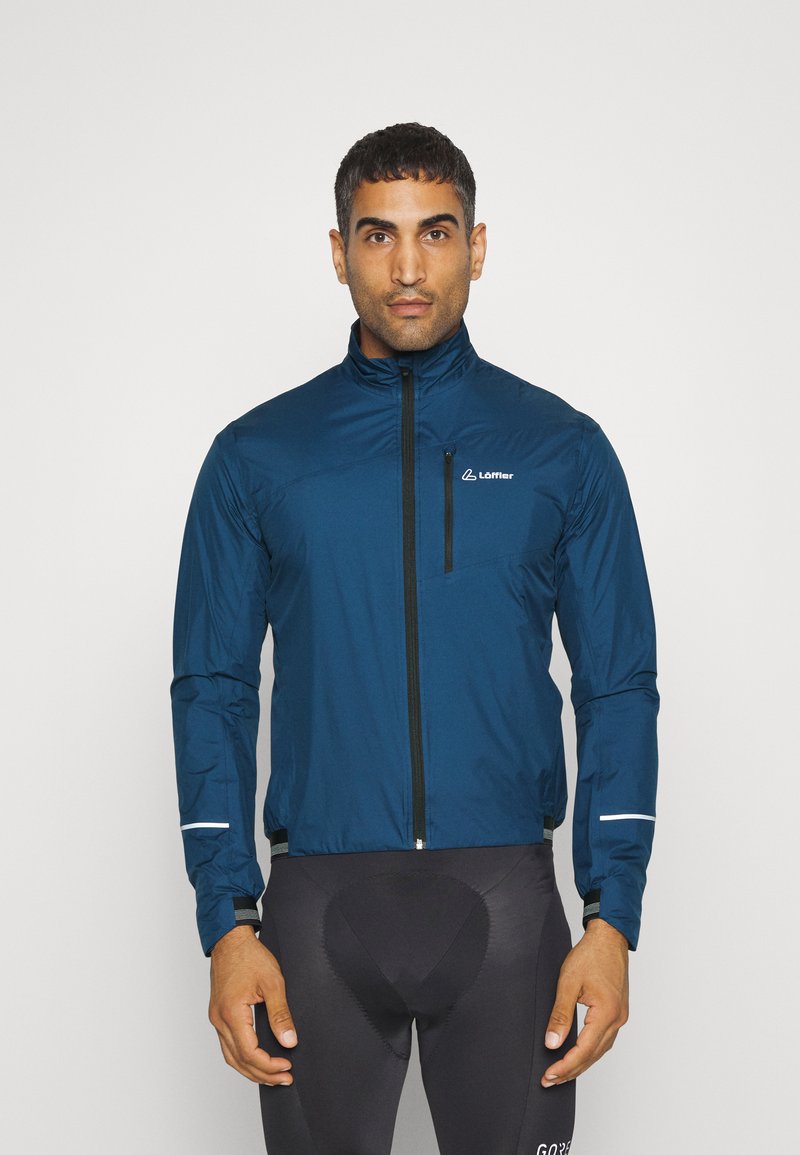 LÖFFLER BIKE RAIN JACKET ACTIVE Vindjakke deep water/mørkeblå
