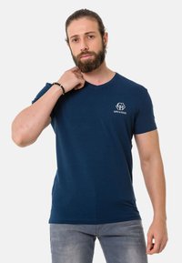 Cipo & Baxx T-Shirt print - navyblue