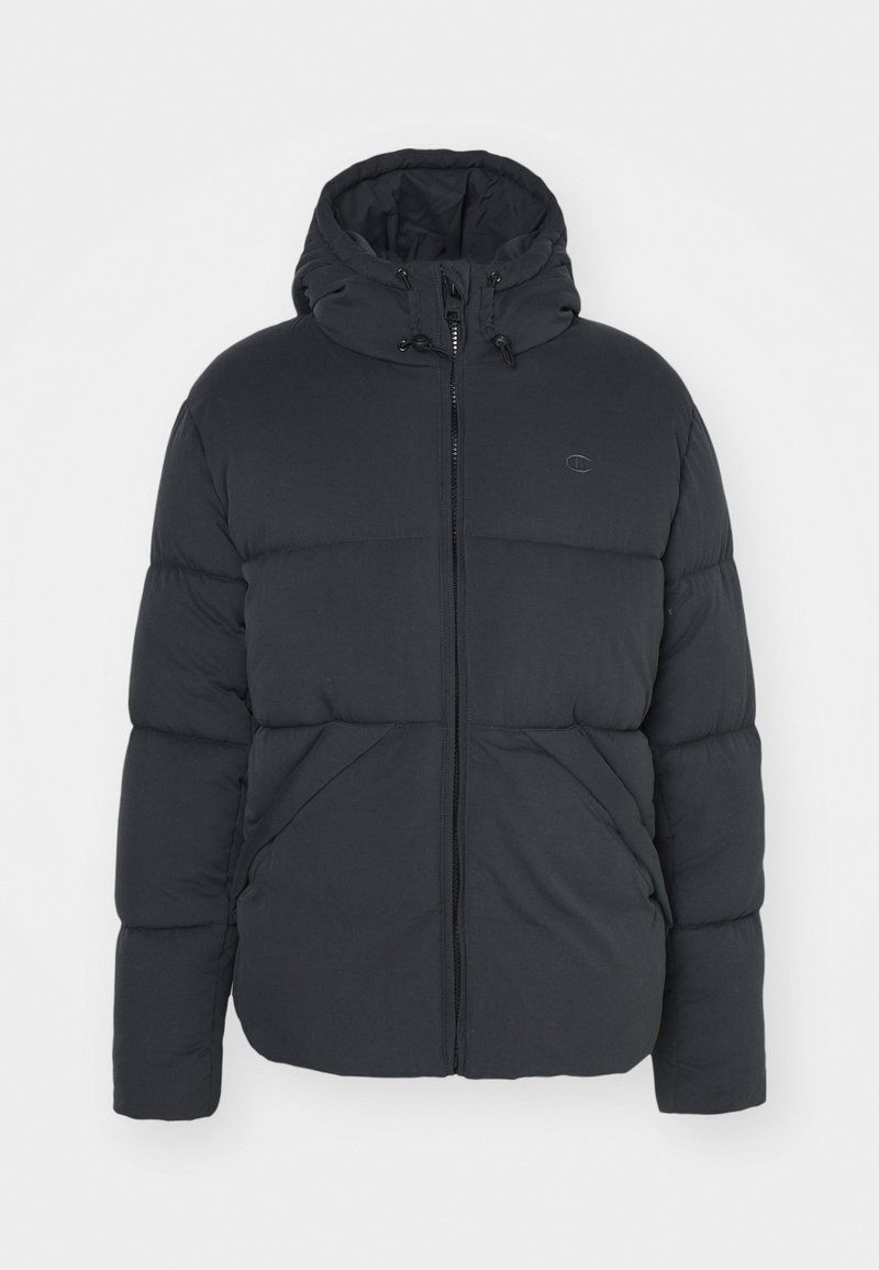 Champion Rochester ICONS HOODED JACKET - Winterjacke - black/schwarz ...