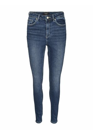 VMSOPHIA HR HYPERFLEX - Džínsy skinny fit - dark blue denim