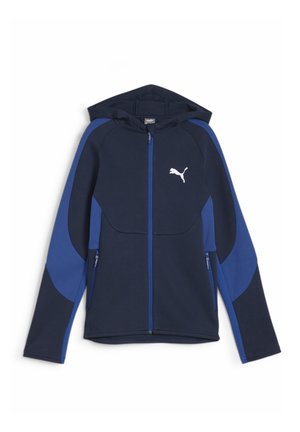 Puma EVOSTRIPE REISSVE - Sweatjacke - club navy