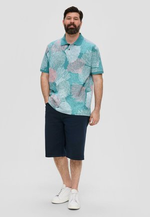 s.Oliver, GEMUSTERTES - Polo shirt - helles türkis