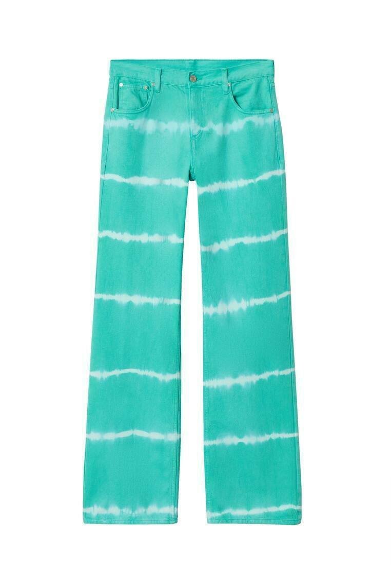 Mango Broek turquoise Mango Broek turquoise