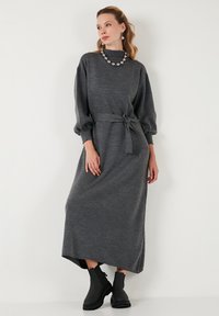LELA REGULAR FIT - Haljina s naramenicama - dark grey
