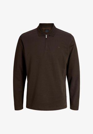 Jack & Jones, POLO PLUS SIZE BADGE POLO - Polokošeľa - chocolate torte