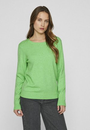 VIRIL O-NECK L/S - NOOS - Pullover - summer green