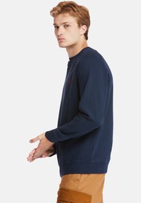 Timberland BRUSHED BACK CREW - Felpa - dark sapphire