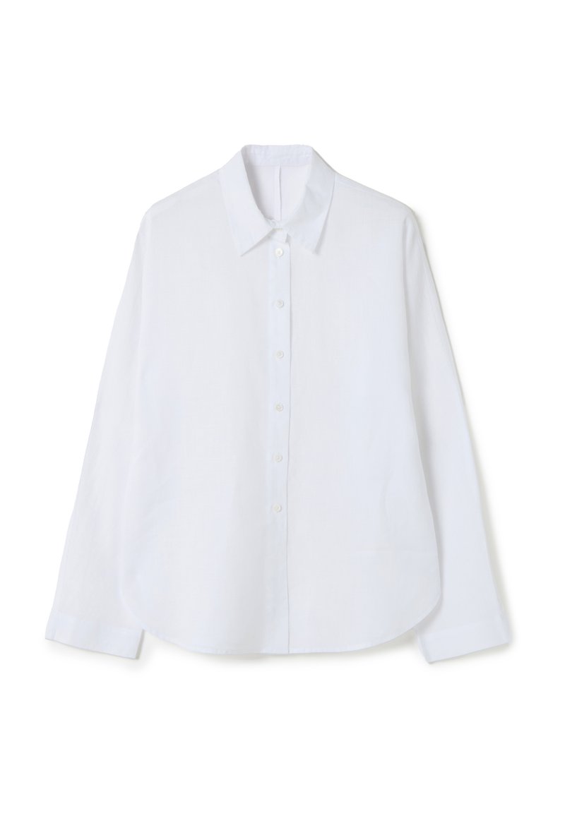 Stefanel Overhemdblouse wit Stefanel Overhemdblouse wit