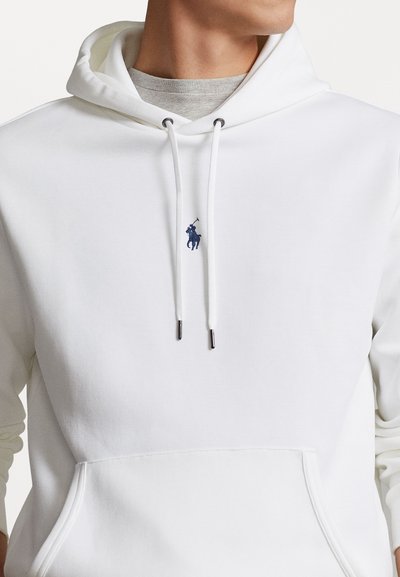 Polo Ralph Lauren HOOD LONG SLEEVE - Sweatshirt - white