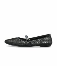 BIALILJA MARY JANE   - Ballerinasko m/ rem - black
