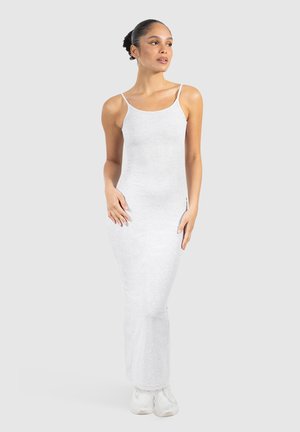 Smilodox MAXI DRESS AVELINE - Jerseykleid - grau melange
