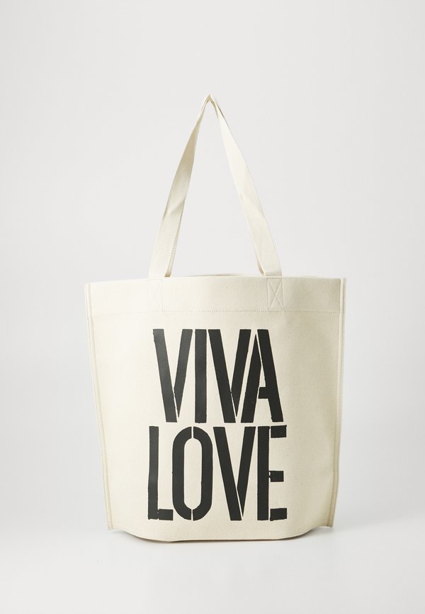 MARC HUNDLEY VIVA LOVE TOTE UNISEX - Tote bag - natural