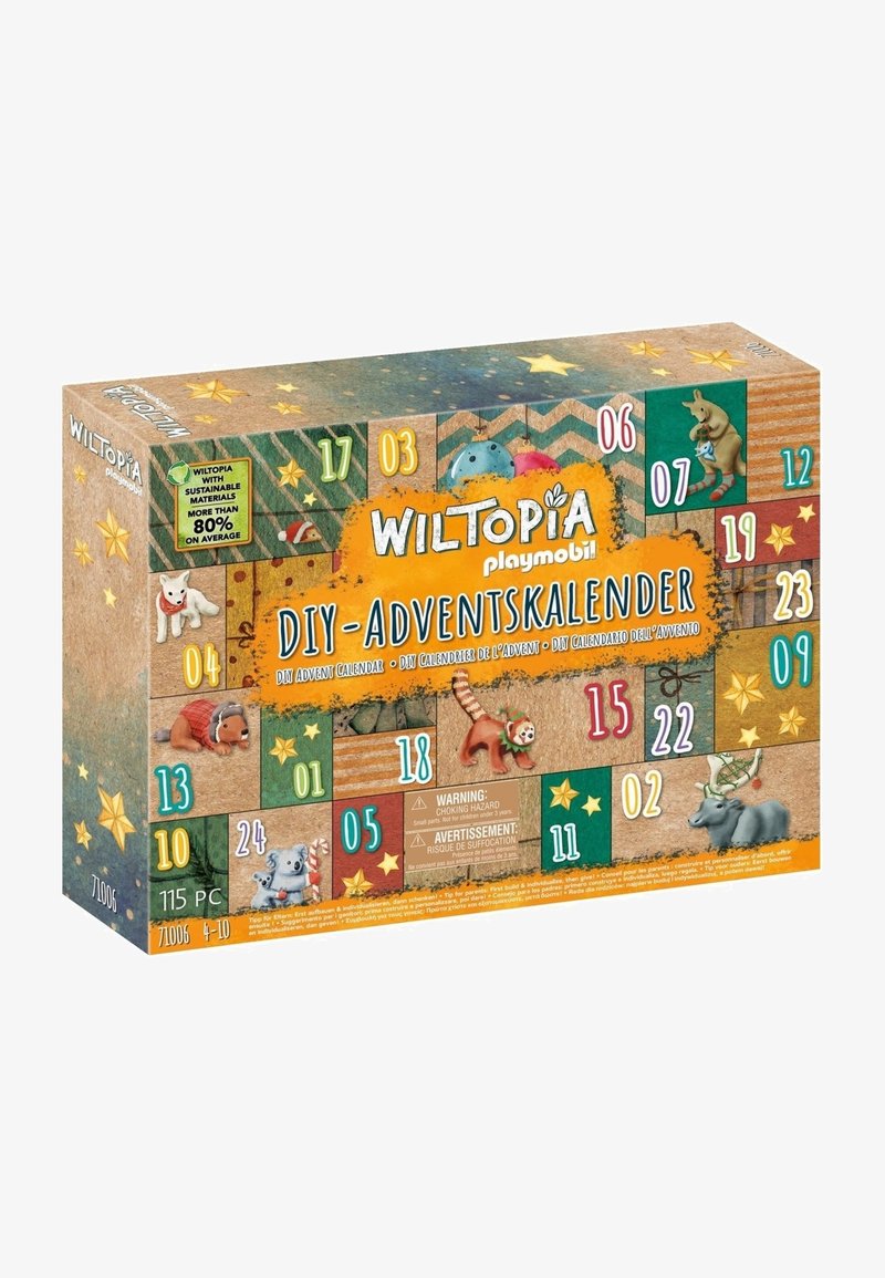 Playmobil WILTOPIADIY ADVENT CALENDAR ANIMAL WORLD JOURNEY 71