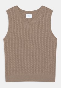 Grunt BONNE VEST - Strickpullover - coffee brown