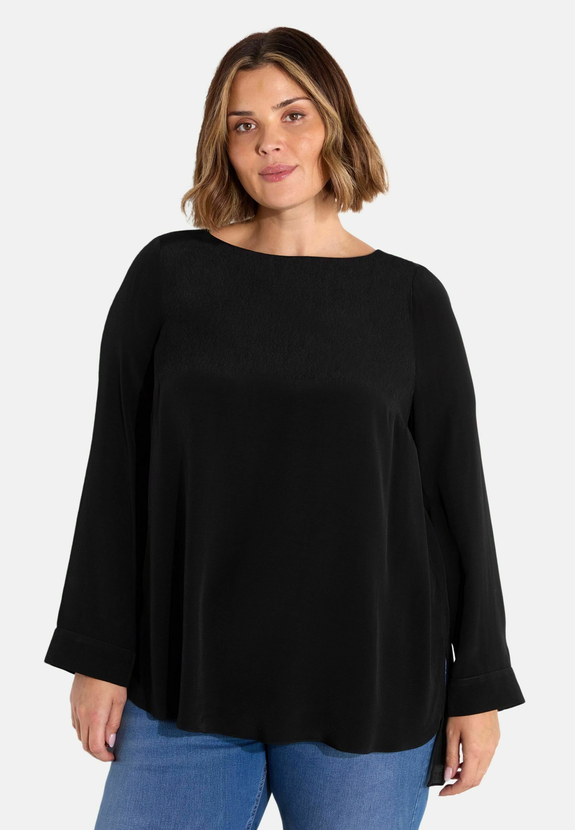 Live Unlimited London STEPPED HEM Tunika black/schwarz Zalando