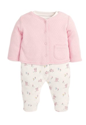 JOJO MAMAN BÉBÉ 2-PIECE SLEEPSUIT & JACKET SET . - Śpioszki