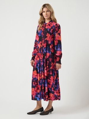 YAS YASASINA LONG DRESS - Srajčna obleka - navy blazer