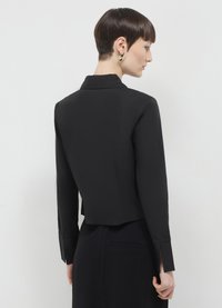 Calliope SCOLLO V CON ZIP - Hemdbluse - ultrablack