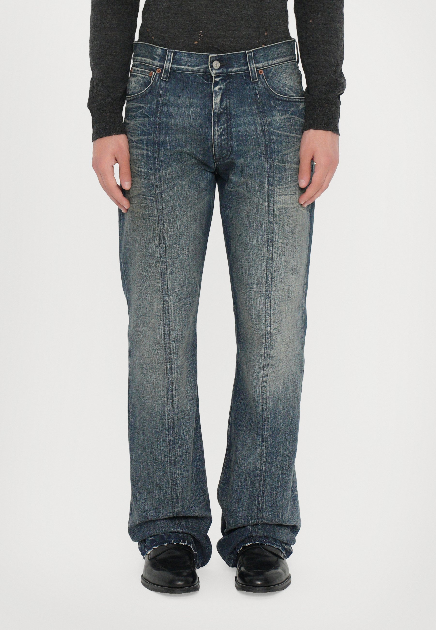 MM6 Maison Margiela PANTS POCKETS - Straight leg jeans - medium