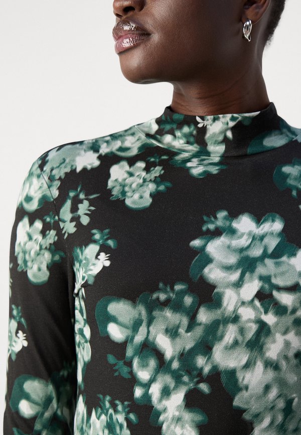 ALL OVER PRINTED MOCK NECK - Long sleeved top4