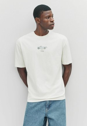 REGULAR FIT - FORD BRONCO GRAPHIC  - T-Shirt print - ecru white