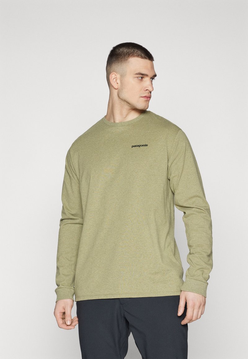 Patagonia LOGO TEE - Hosszú ujjú felső - buckhorn green