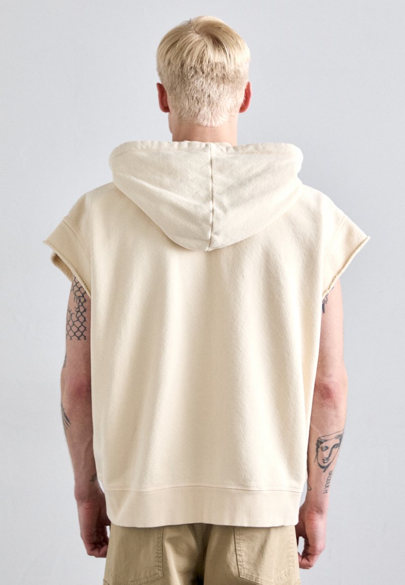 Felpa con cappuccio in cotone da uomo ADRO (H24-BIRD-BE_Beige