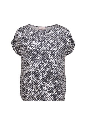 Betty Barclay, BETTY BARCLAY MIT GUMMIZUG PRINTSHIRT - T-shirt imprimé - dark blue beige