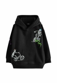 Next GRAPHIC Hættetrøje black skeleton/sort