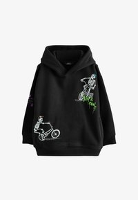 Next GRAPHIC Hættetrøje black skeleton/sort - Main Image