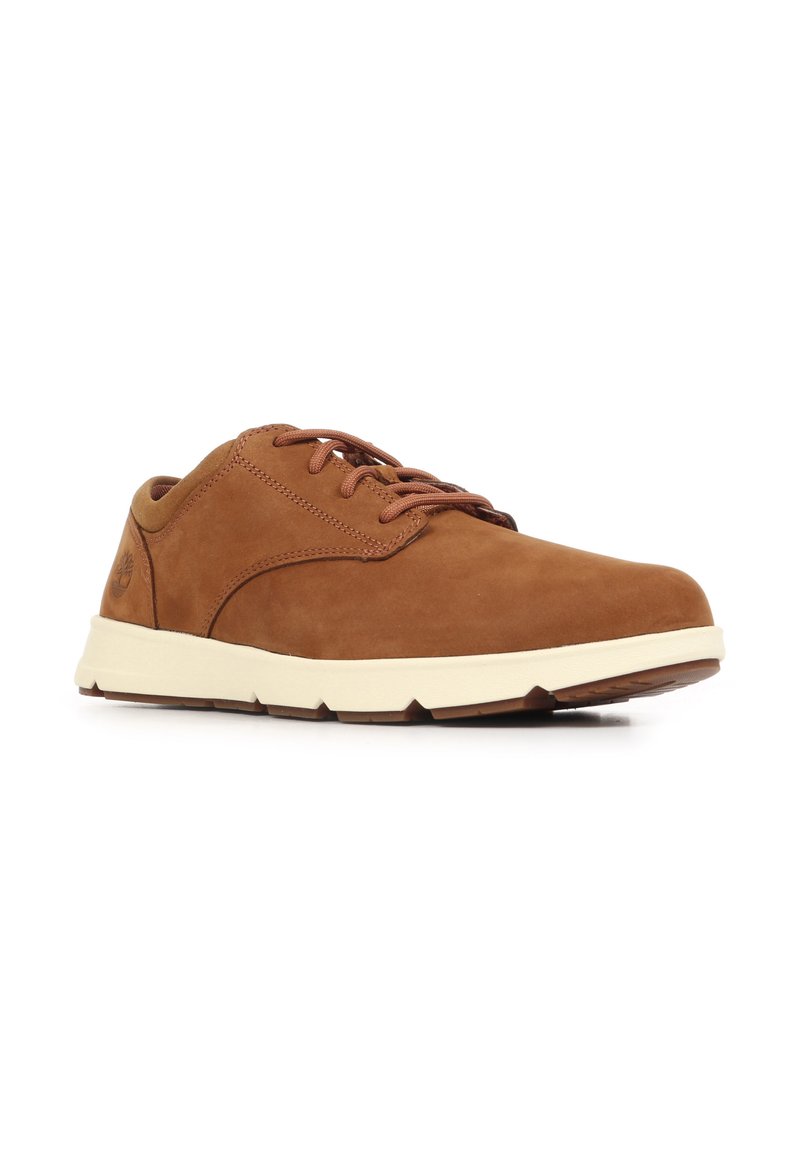 Timberland PARKER STREET LOW LACE - Volnočasové šněrovací boty - rust nubuck