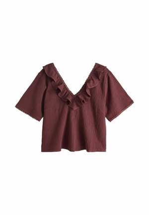 Laura Ashley, Bluse - berry red
