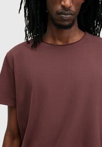 AllSaints BODEGA SS CREW - T-Shirt basic - brown
