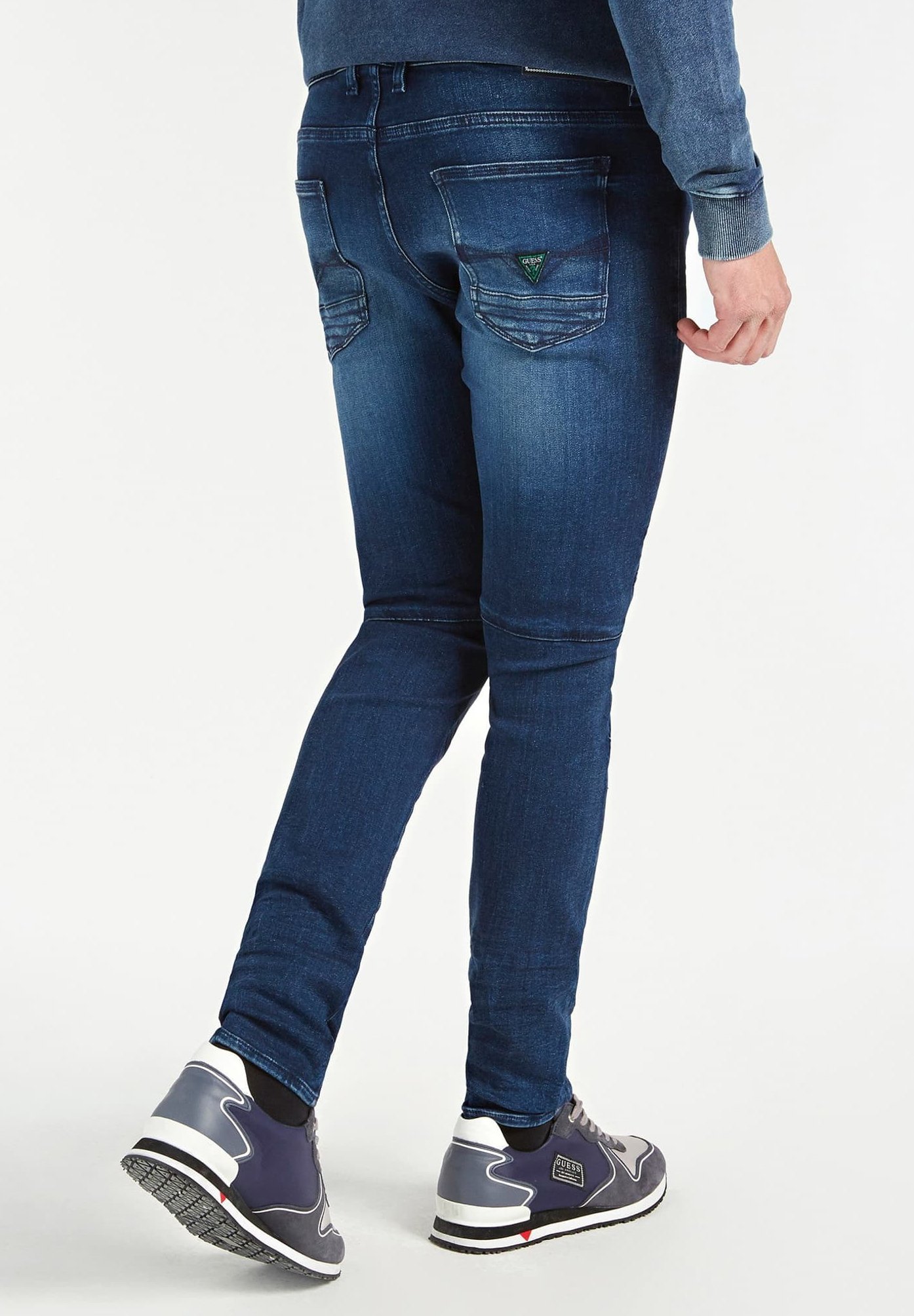 Guess FIT REISSVERSCHLUSS Jeans Skinny Fit blau Zalando.nl Guess Jeans Skinny Fit dunkelblau Zalando.nl
