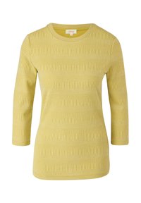 s.Oliver STRUKTUR - Longsleeve - gelb