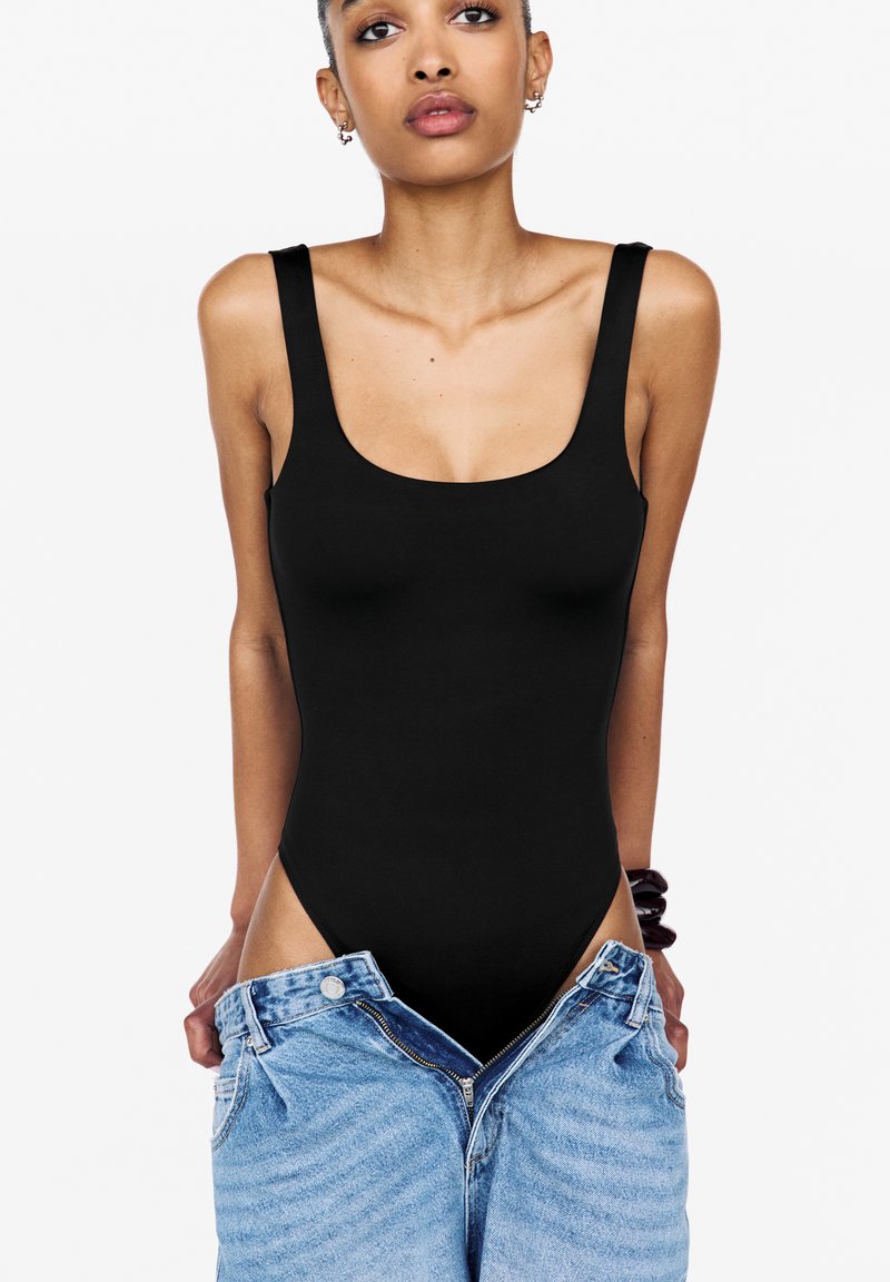 PULL&BEAR - STRAPPY - Top - black, Vergroten
